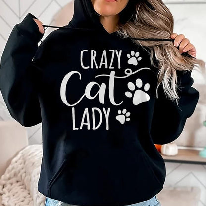 Cat Love Shirt, Funny Cat Lover Gift UnisexT-Shirt/Hoodie/Sweatshirt HLT00 - Crazy Cat Lady Funny Cat Meow for Men Women Love cat T-Shirt