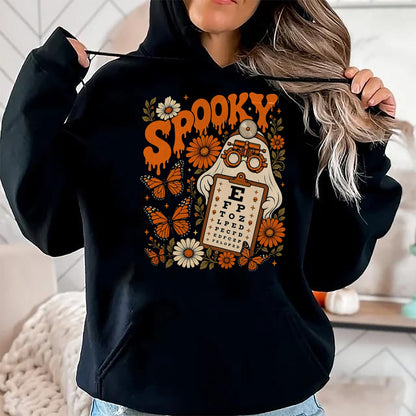 Best Doctor Shirt, Funny Doctor UnisexT-Shirt/Hoodie/Sweatshirt HLT00 - Spooky Ghost Boo Vision Squad Optometrist Halloween Eye Dr T-Shirt