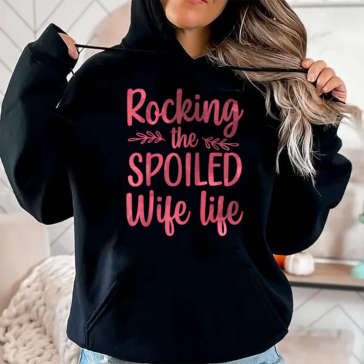 Best Wife Shirt, Wife and Husband Unisex T-Shirt/Hoodie/Sweatshirt HLT00 - Gift for wife T shirt, spoiled wife   Funny Spoiled Wife Art For Women Girls Husband Spoiled Wife Ra (3)