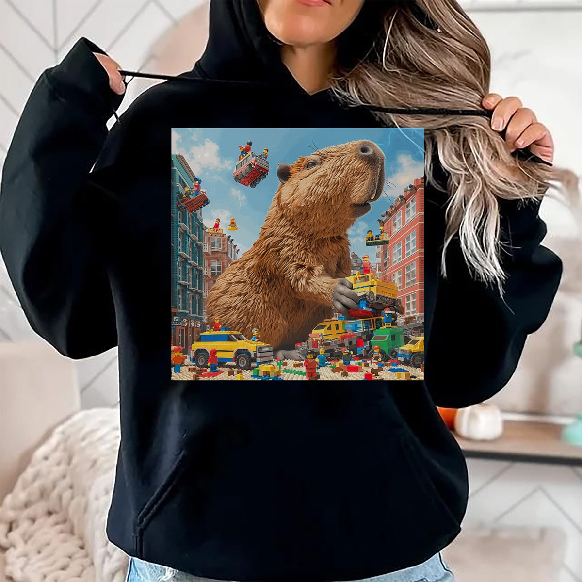 Cute Capybara Shirt, Funny Capybara Unisex T-Shirt/Hoodie/Sweatshirt HLT00 - Funny Graphic Capybara T-Shirt