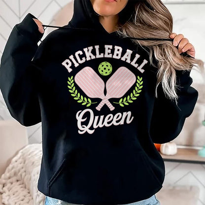 Funny Pickleball Shirt, Pickleball Lover Unisex T-Shirt/Hoodie/Sweatshirt HLT00 - Pickleball Queen Funny Pickleball Player T-Shirt