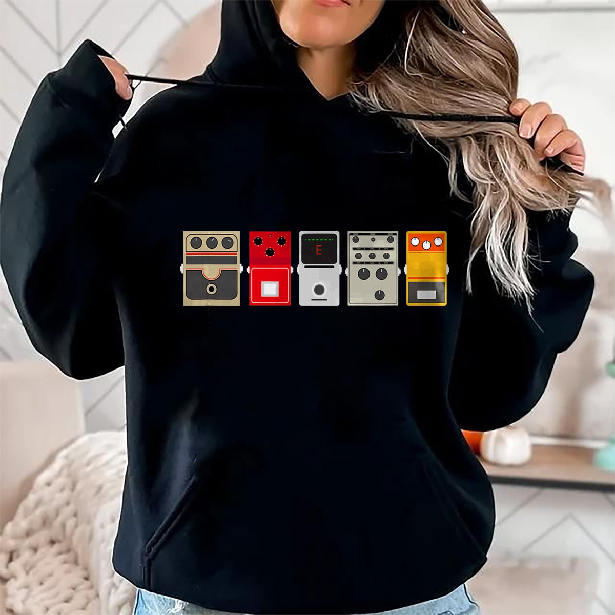 Guitar Lover Shirt, Funny Guitar UnisexT-Shirt/Hoodie/Sweatshirt HLT00 - Guitar Effects PedalStomp Box Rock T Shirt T-Shirt