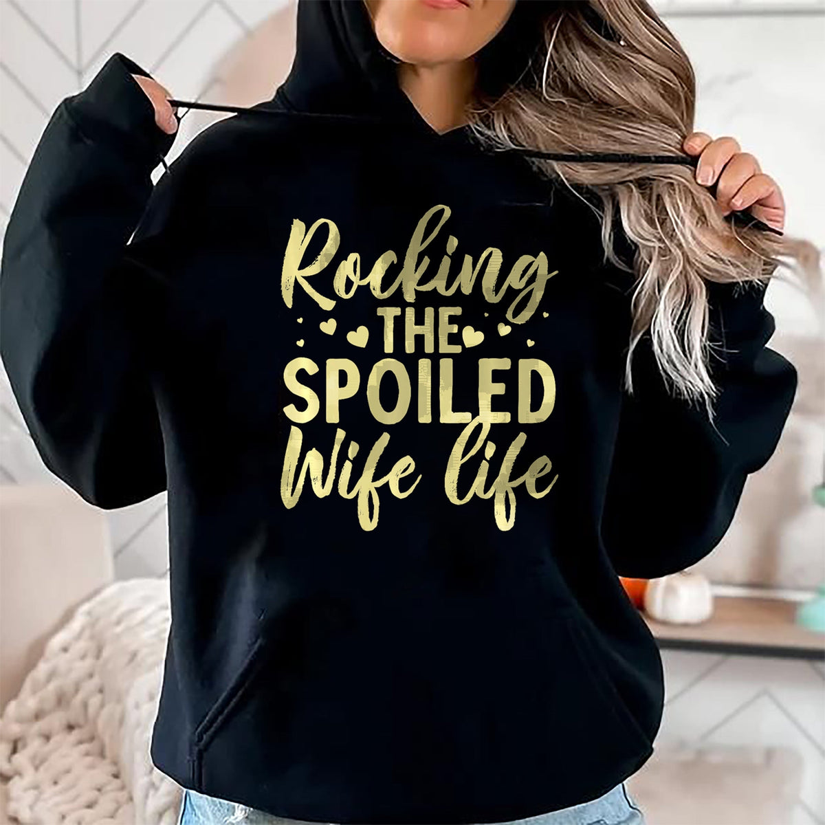 Best Wife Shirt, Wife and Husband Unisex T-Shirt/Hoodie/Sweatshirt HLT00 - Gift for wife T shirt, spoiled wife   Funny Spoiled Wife Art For Women Girls Husband Spoiled Wife Pr (7)