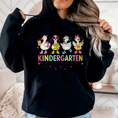 Best Student Shirt, Funny Back To School UnisexT-Shirt/Hoodie/Sweatshirt HLT00 - Kindergarten Silly Goose Club Teacher Funny Back to School T-Shirt
