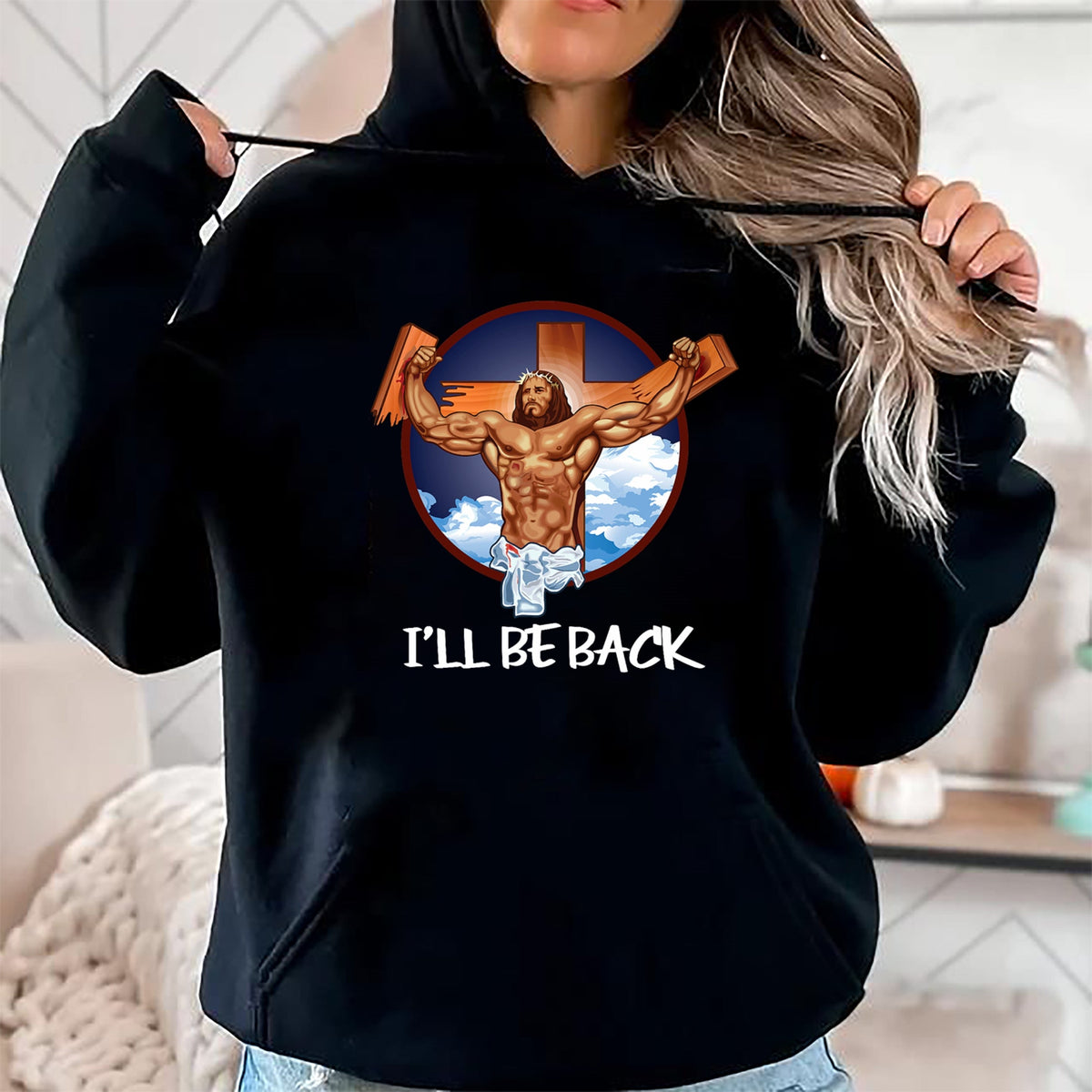 Christian Tee, Christian Faith Unisex T-Shirt/Hoodie/Sweatshirt HLT00 - I_ll Be Back T Shirt_ Jesus T Shirt_ Christian T Shirt T-Shirt