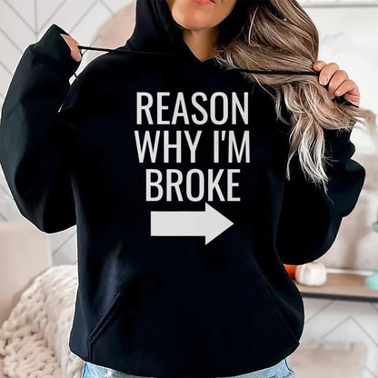 Best Wife Shirt, Wife and Husband Unisex T-Shirt/Hoodie/Sweatshirt HLT00 - Reason Why I'm Broke Spoiled Funny Matching Couples T-Shirt (2)