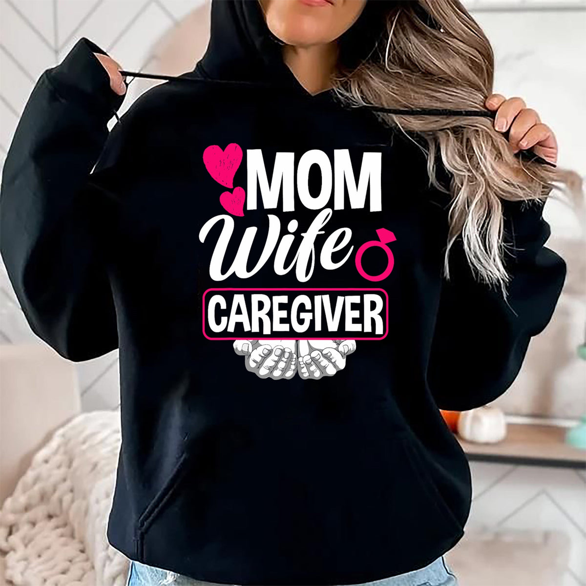 Funny Nurse Shirt, Nurse Unisex T-Shirt/Hoodie/Sweatshirt HLT00 - Mom Wife Caregiver Funny Caregiver T-Shirt