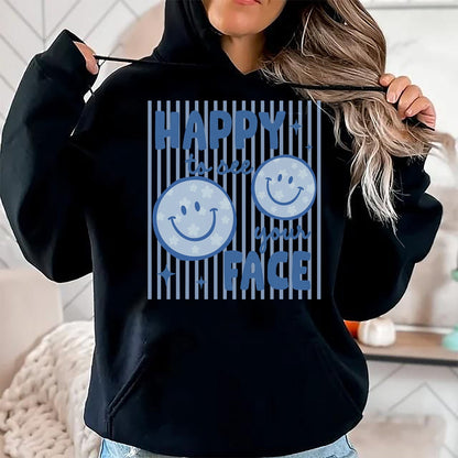 Best Teacher Shirt, Funny Teacher UnisexT-Shirt/Hoodie/Sweatshirt HLT00 - Happy to See Your Face Smile Face Teacher Kid Back to School T-Shirt