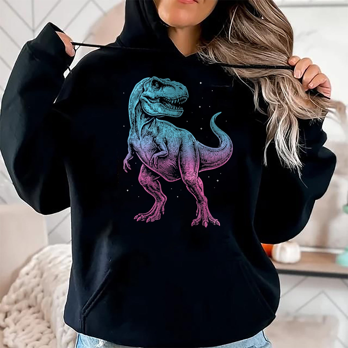Best Dinosaur Lover Shirt, Funny Dinosaur UnisexT-Shirt/Hoodie/Sweatshirt HLT00 - T-Rex Illustration Dinosaur T-Shirt