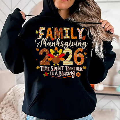Best Thanksgiving Family Shirt , Funny Thanksgiving UnisexT-Shirt/Hoodie/Sweatshirt HLT00 - Family Thanksgiving 2026 Thanksgiving Crew Matching Group T-Shirt (1)