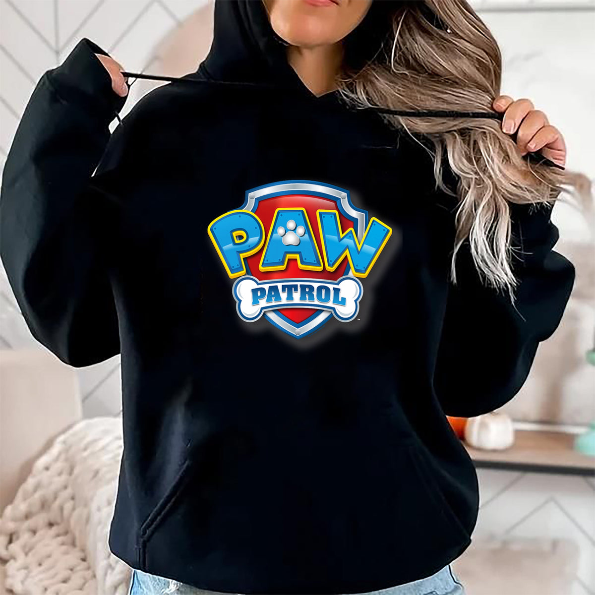 Gift for Mom Shirt, Funny Mom Unisex T-Shirt/Hoodie/Sweatshirt HLT00 - PAW Patrol 3D Logo T-Shirt
