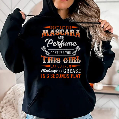 Best Mechanic Life Shirt, Funny Mechanic UnisexT-Shirt/Hoodie/Sweatshirt HLT00 - Mascara and Perfume I'm A Female Mechanic Sarcasm Gift T-Shirt