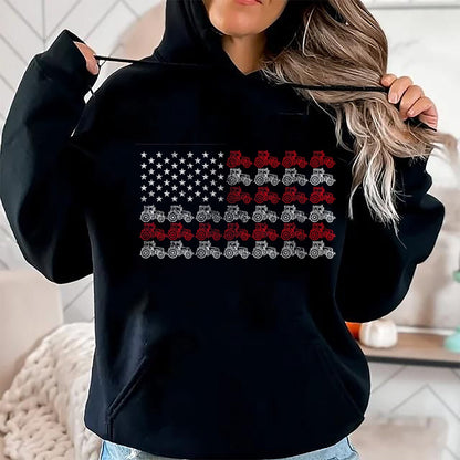 Best Farmer Life Shirt, Funny Farmer UnisexT-Shirt/Hoodie/Sweatshirt HLT00 - Proud Patriotic Freedom Designs Tractor American Flag Farmer T-Shirt - Unisex-AdultsKids, Black, Sh