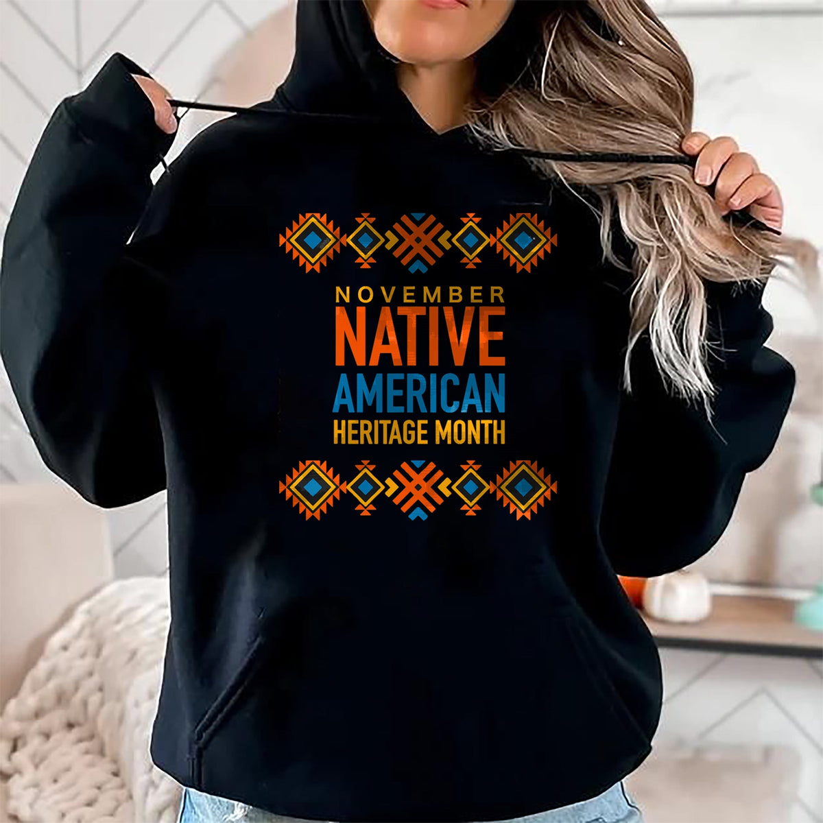 Native American T-Shirts, Vintage Native American Unisex T-Shirt/Hoodie/Sweatshirt HLT00 - Native American Heritage Month 2021