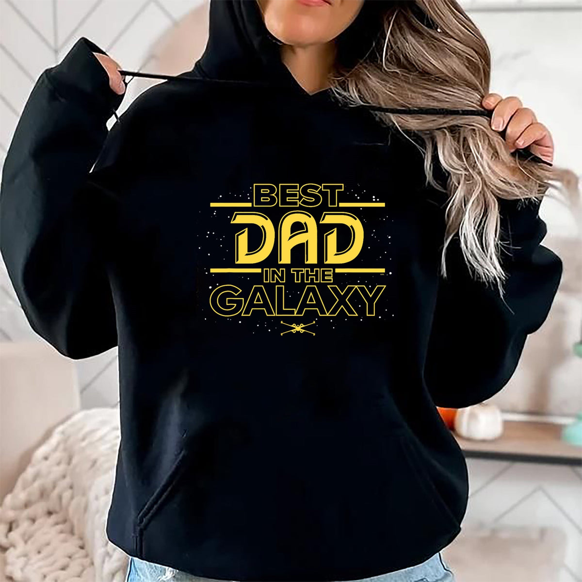 Gift for Dad Shirt, Funny Dad Unisex T-Shirt/Hoodie/Sweatshirt HLT00 – Star Wars Best Dad in the Galaxy Birthday Father’s Day T-Shirt