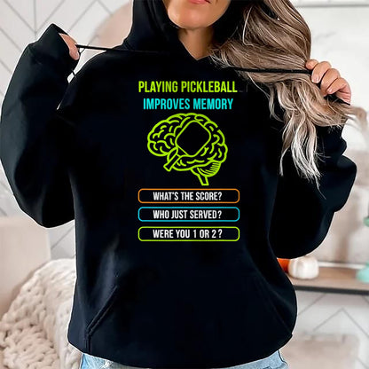 Funny Pickleball Shirt, Pickleball Lover Unisex T-Shirt/Hoodie/Sweatshirt HLT00 - Pretty Pickleball Flowers in Paddle Vase - Pickleball T-Shirt