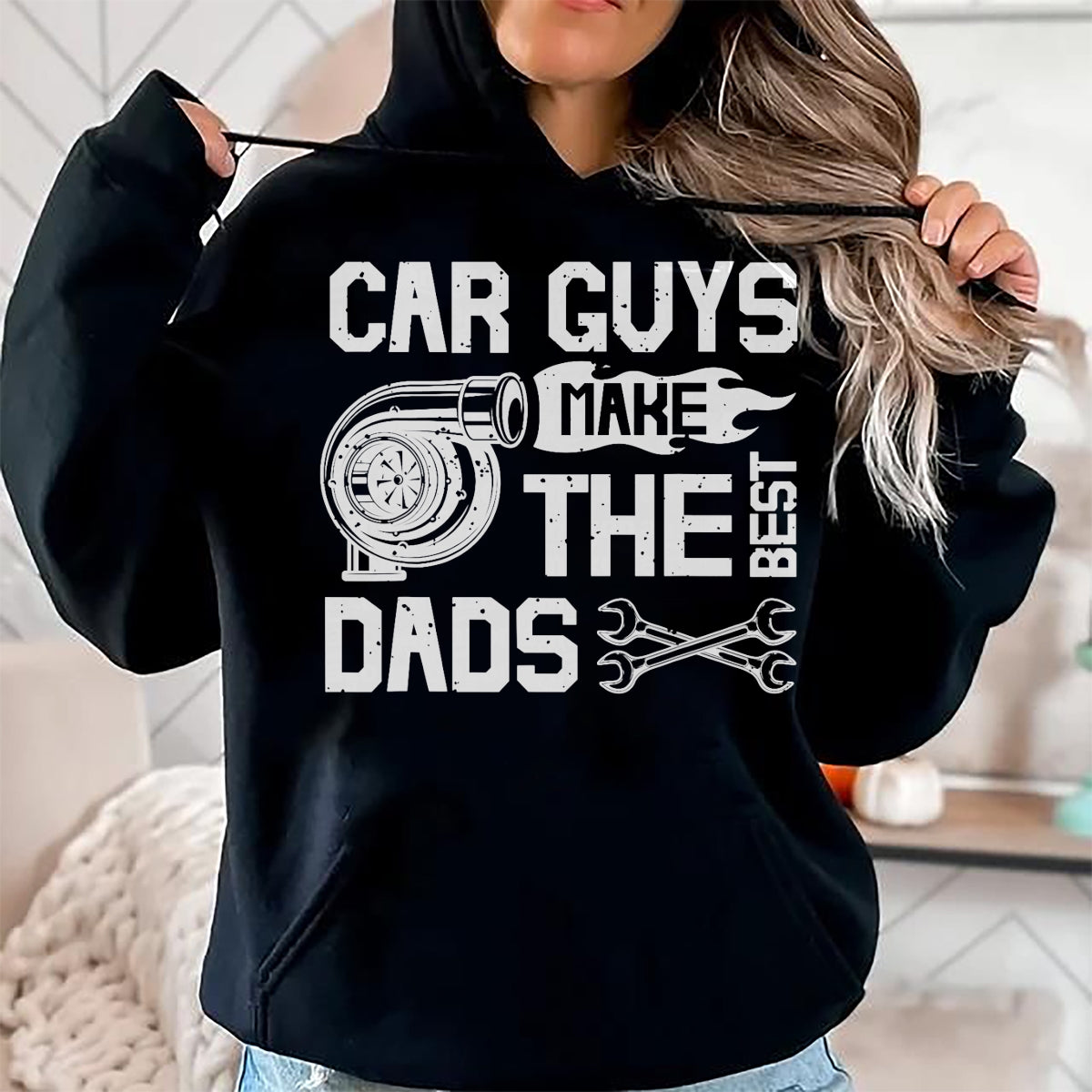 Best Mechanic Life Shirt, Funny Mechanic UnisexT-Shirt/Hoodie/Sweatshirt HLT00 - Car Guys Make The Best Dads Fathers Day Mechanic Dad T-Shirt