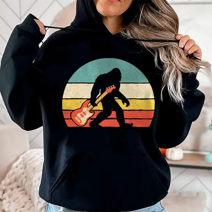 Guitar Lover Shirt, Funny Guitar UnisexT-Shirt/Hoodie/Sweatshirt HLT00 - Bigfoot Bass Guitar - Bass Player Bassist Music Guitarist T-Shirt