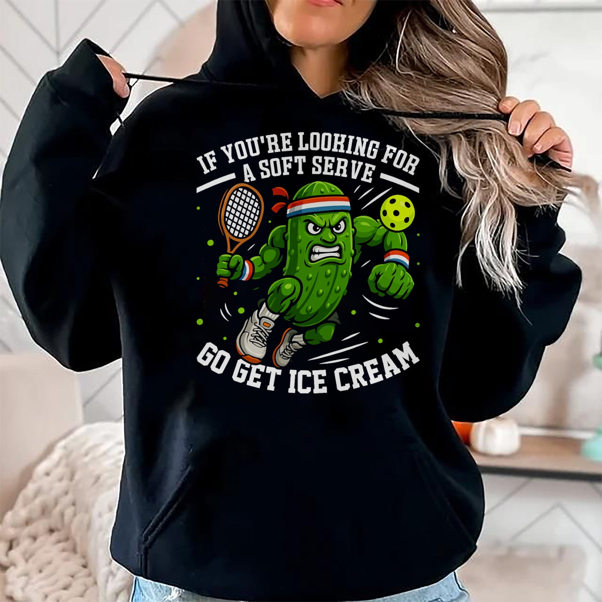 Funny Pickleball Shirt, Pickleball Lover Unisex T-Shirt/Hoodie/Sweatshirt HLT00 - Funny Pickle Playing Pickleball Pun Cool Pickleball Players T-Shirt