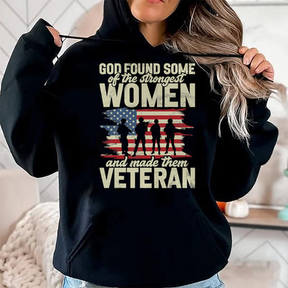 Proud Veteran Shirt, Funny Veteran UnisexT-Shirt/Hoodie/Sweatshirt HLT00 - Female Veteran Veteran_s Day Women Veteran Soldier Patriotic T-Shirt