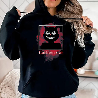 Cat Love Shirt, Funny Cat Lover Gift UnisexT-Shirt/Hoodie/Sweatshirt HLT00 - We All Love to Escape from Cartoon Cat, are You Afraid T-Shirt