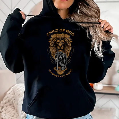 Christian Tee, Christian Faith Unisex T-Shirt/Hoodie/Sweatshirt HLT00 -  Child of God Warrior of Christ Jesus Christian Faith Graphic T-Shirt