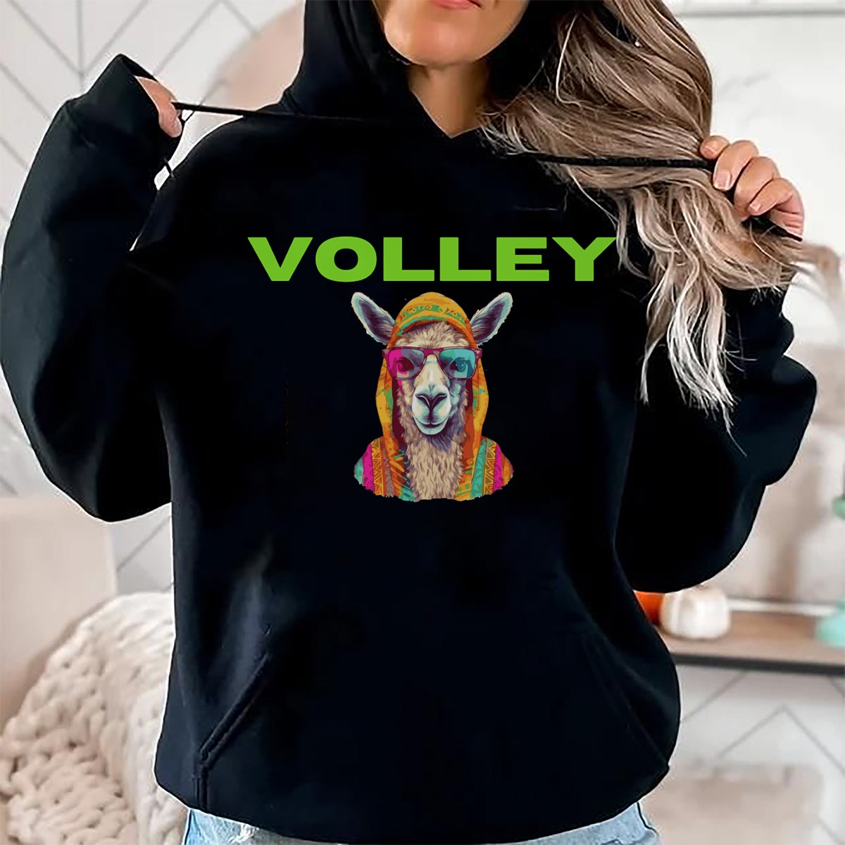 Funny Pickleball Shirt, Pickleball Lover Unisex T-Shirt/Hoodie/Sweatshirt HLT00 - Volley Llama Funny Pickleball Shirt Long Sleeve T-Shirt