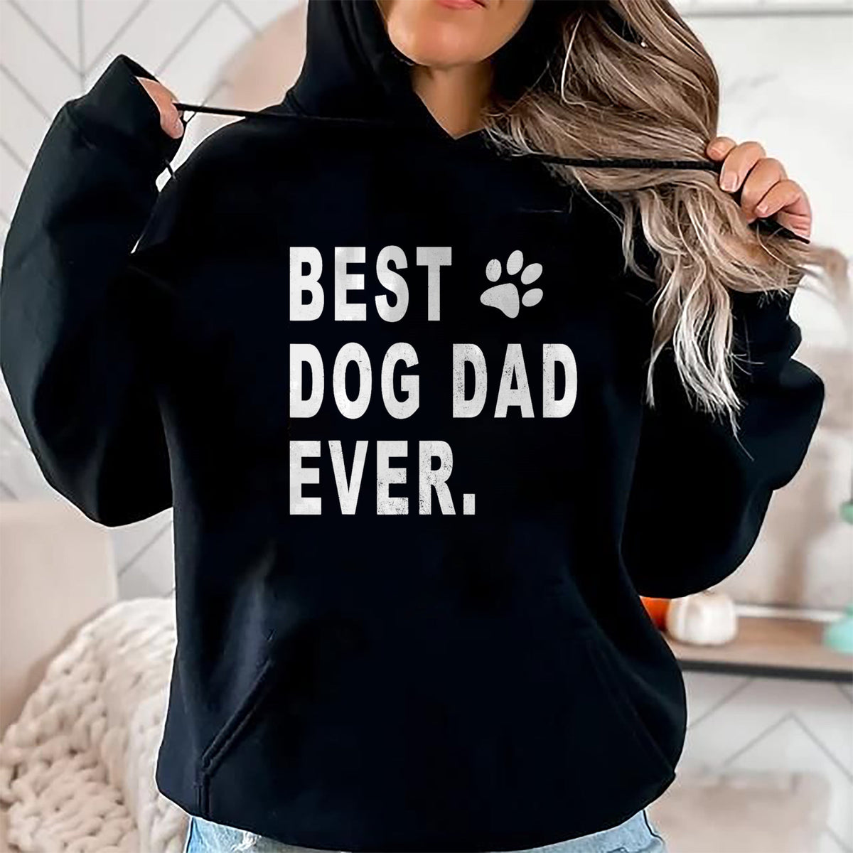 Gift for Dad Shirt, Funny Dad Unisex T-Shirt/Hoodie/Sweatshirt HLT00 – Best Dog Dad T-shirt Gift for Best Dog Dad Ever T-Shirt