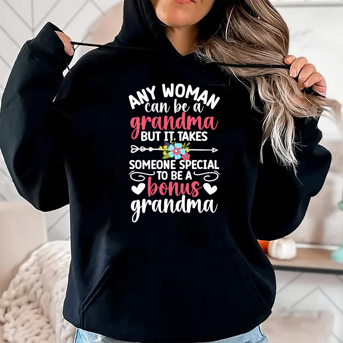 Best Grandma Shirt, Proud Grandma Unisex T-Shirt/Hoodie/Sweatshirt HLT00 - To Be A Bonus Grandma Bonus Grandmother Step Grandma T-Shirt