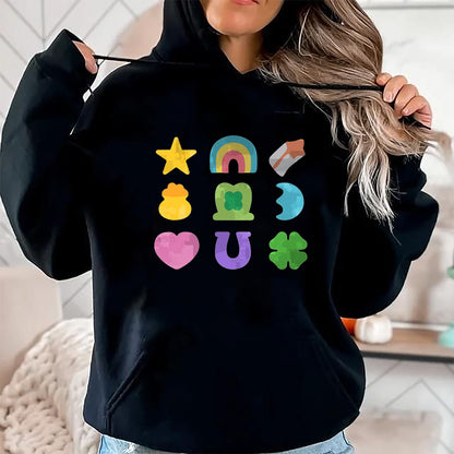 Gift for Mom Shirt, Funny Mom Unisex T-Shirt/Hoodie/Sweatshirt HLT00 - Lucky Cereal Marshmallow Shapes Magically Charms Delicious T-Shirt