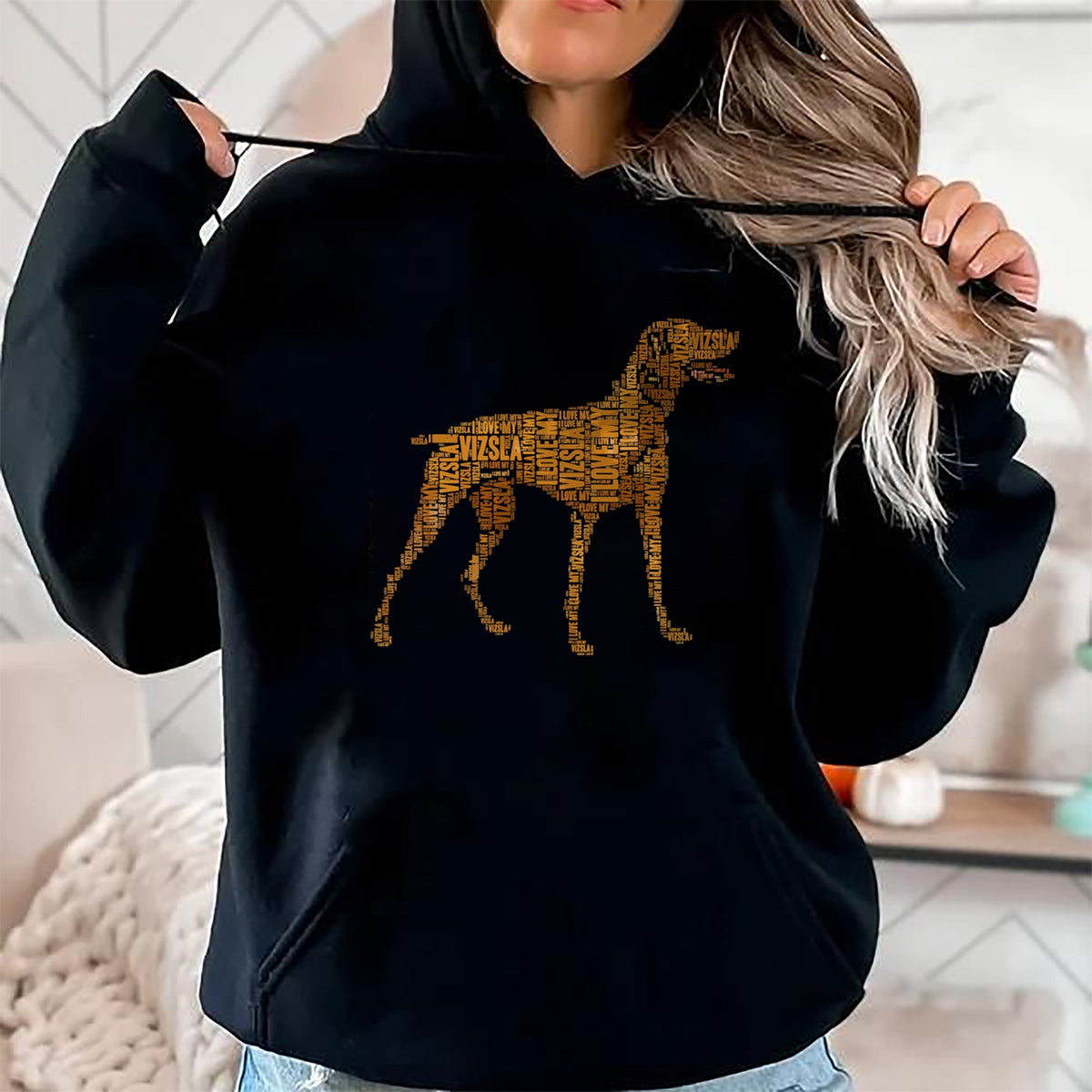 Dog Love Shirt, Dog Lover Gift T-Shirt/Hoodie/Sweatshirt HLT00 - Vizsla Dog Owner I Love My Vizsla Dog T-Shirt