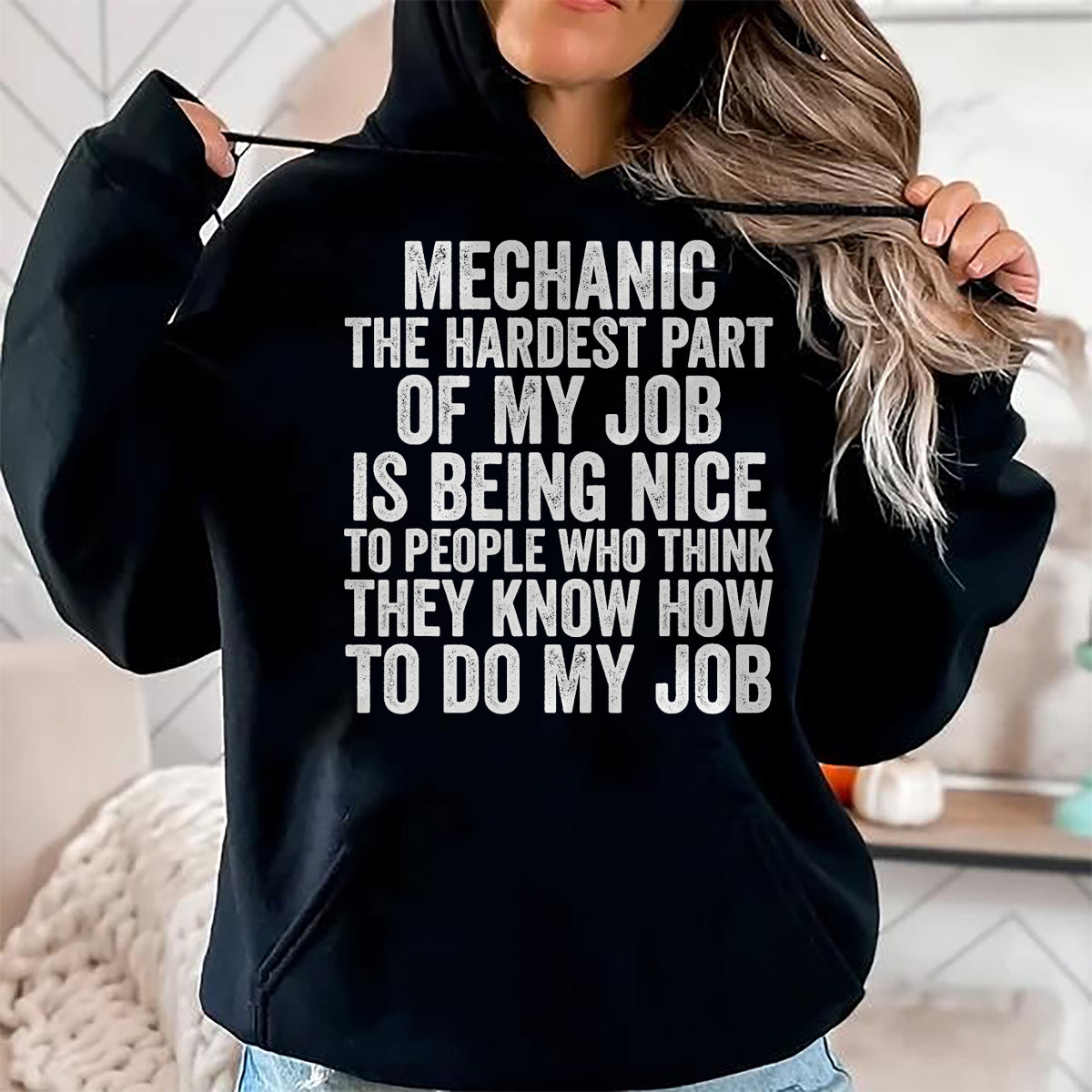 Best Mechanic Life Shirt, Funny Mechanic UnisexT-Shirt/Hoodie/Sweatshirt HLT00 - Hardest Part of My Job is Being Nice Funny Mechanic T-Shirt