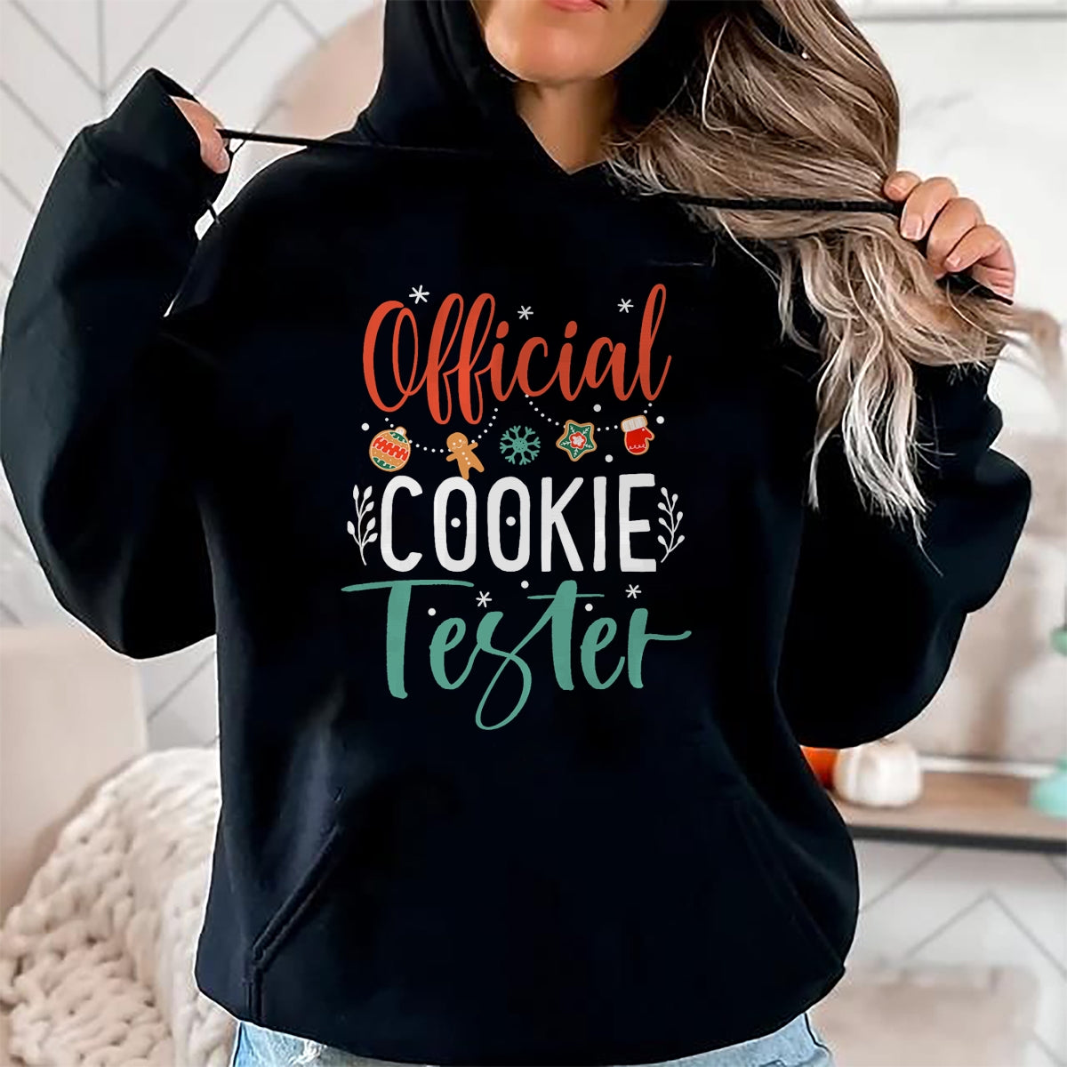 Official Cookie Tester Funny Christmas Couples Matching T-Shirt - Christmas Unisex T-Shirt/Hoodie/Sweatshirt - NINA00