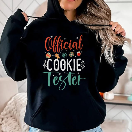 Official Cookie Tester Funny Christmas Couples Matching T-Shirt - Christmas Unisex T-Shirt/Hoodie/Sweatshirt - NINA00