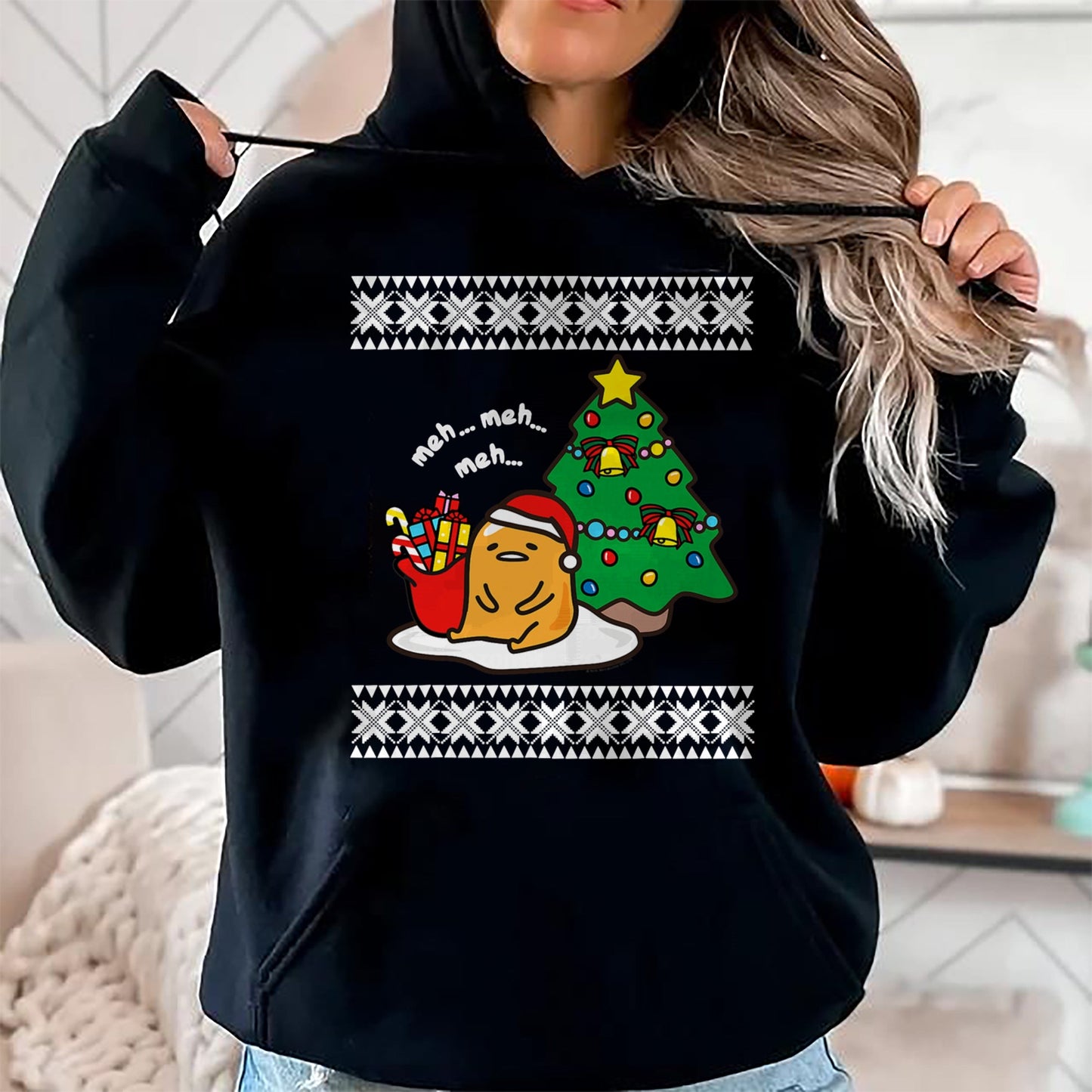 Gudetama Ugly Christmas T-Shirt - Christmas Unisex T-Shirt/Hoodie/Sweatshirt - NINA00
