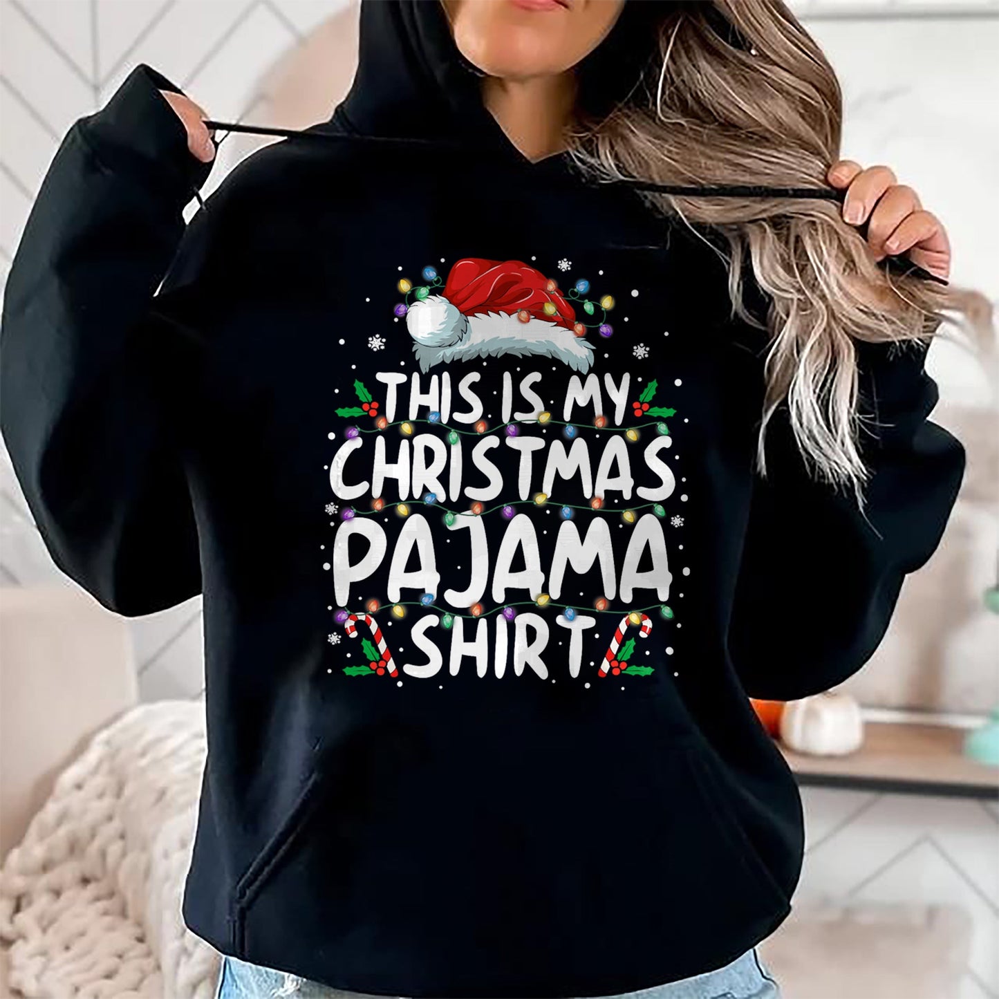 This Is My Christmas Pajama Shirt Funny Xmas PJs Men Women T-Shirt - Christmas Unisex T-Shirt/Hoodie/Sweatshirt - NINA00