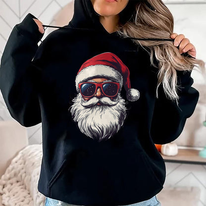 Cool Santa Claus Face Retro Sunglasses Christmas Men Boys T-Shirt - Christmas Unisex T-Shirt/Hoodie/Sweatshirt - NINA00