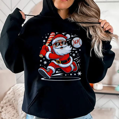 Funny Baseball Santa 67 Christmas Xmas Pajamas Boys T-Shirt - Christmas Unisex T-Shirt/Hoodie/Sweatshirt - NINA00