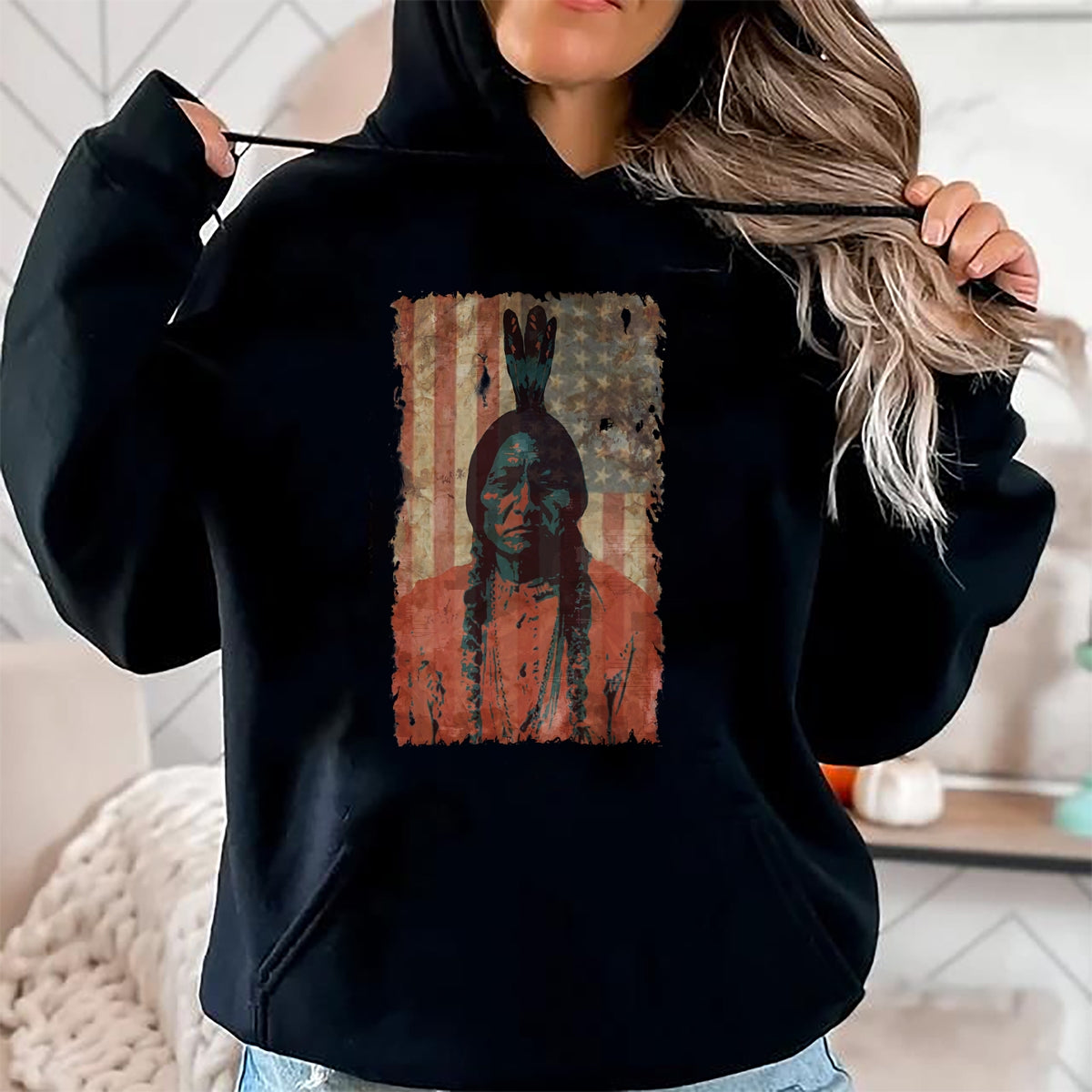 Native American T-Shirts, Vintage Native American Unisex T-Shirt/Hoodie/Sweatshirt HLT00 - Native American Vintage T-Shirt (1)