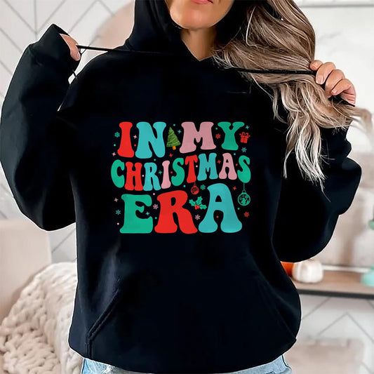 In My Christmas Era Cute Groovy Christmas Holiday Xmas T-Shirt - Christmas Unisex T-Shirt/Hoodie/Sweatshirt - NINA00