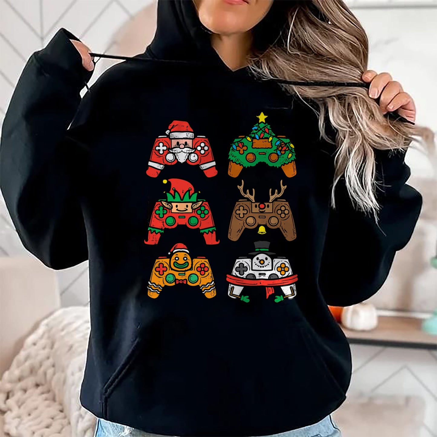 Christmas Gamer Controller Xmas Gaming T-Shirt - Christmas Unisex T-Shirt/Hoodie/Sweatshirt - NINA00