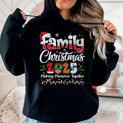 Family Christmas 2025 Matching Outfit Xmas Squad Santa T-Shirt - Christmas Unisex T-Shirt/Hoodie/Sweatshirt - NINA00