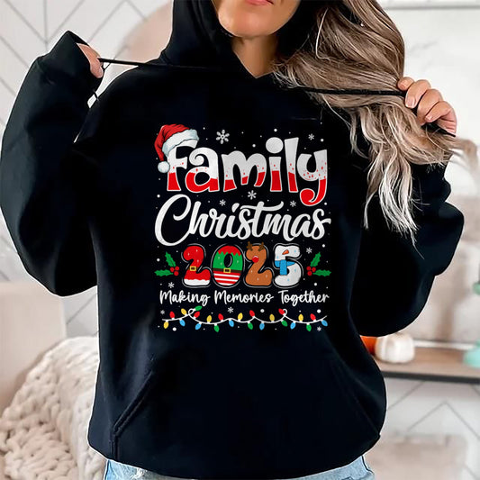 Family Christmas 2025 Matching Outfit Xmas Squad Santa T-Shirt - Christmas Unisex T-Shirt/Hoodie/Sweatshirt - NINA00