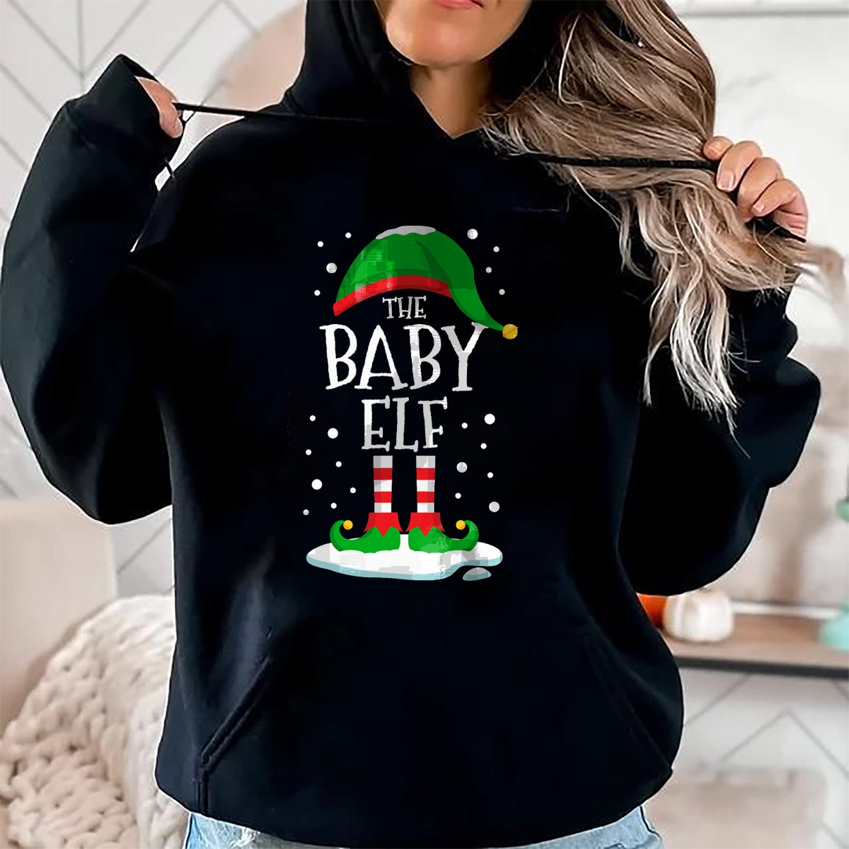 Christmas Shirts for Family, Funny christmas shirts, Christmas Unisex T-Shirt/Hoodie/Sweatshirt HLT00 - The Baby Elf Christmas Family Matching Xmas Group Funny T-Shirt