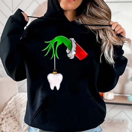 Christmas Tooth Dentist Dental Assistant Teeth Xmas Pajamas T-Shirt - Christmas Unisex T-Shirt/Hoodie/Sweatshirt - NINA00