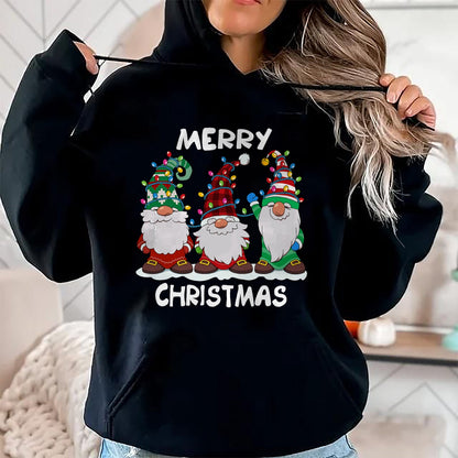 Merry Christmas Gnomes Xmas Family Men Women T-Shirt - Christmas Unisex T-Shirt/Hoodie/Sweatshirt - NINA00