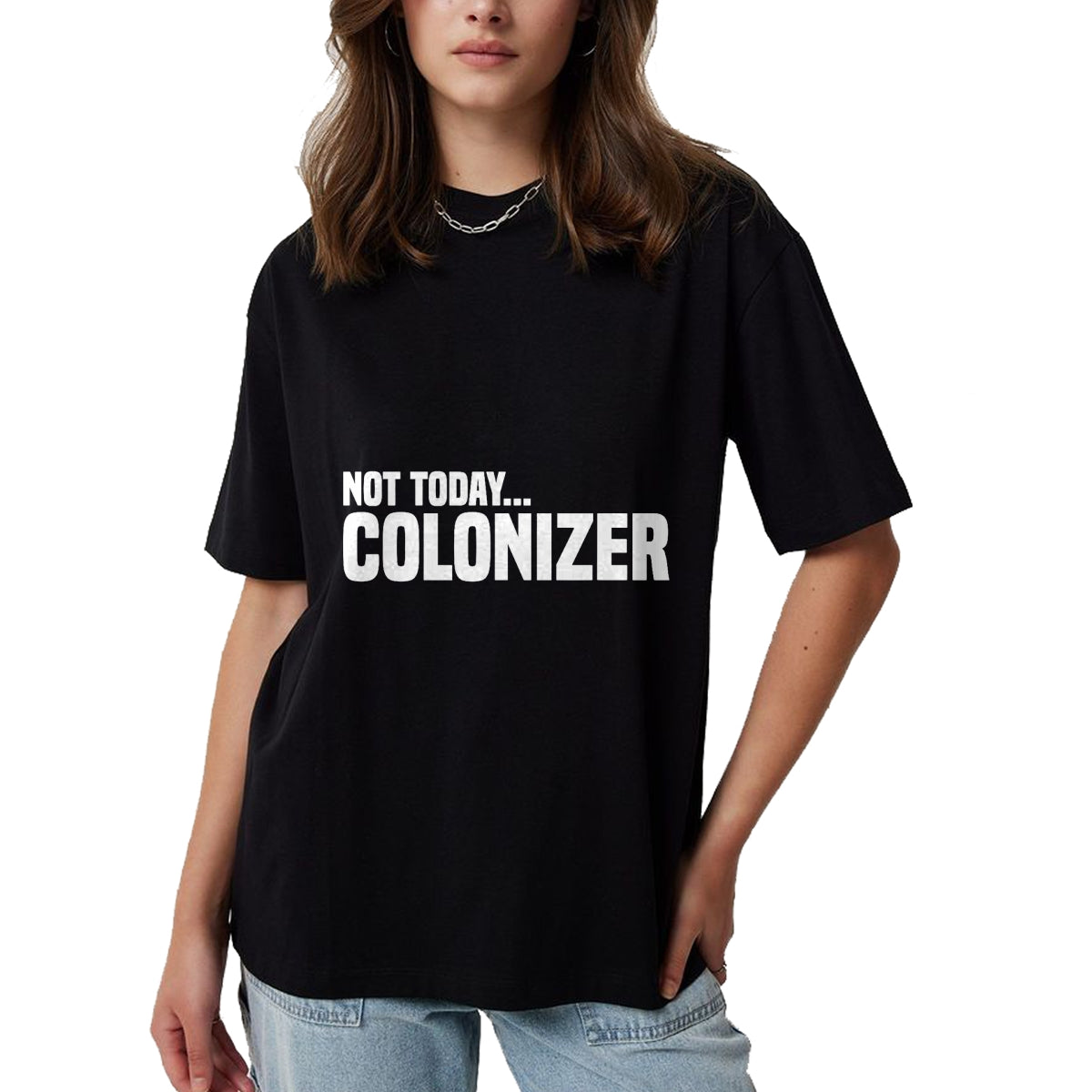 Native American T-Shirts, Vintage Native American Unisex T-Shirt/Hoodie/Sweatshirt HLT00 - Not Today Colonizer Native American Indigenous T-Shirt