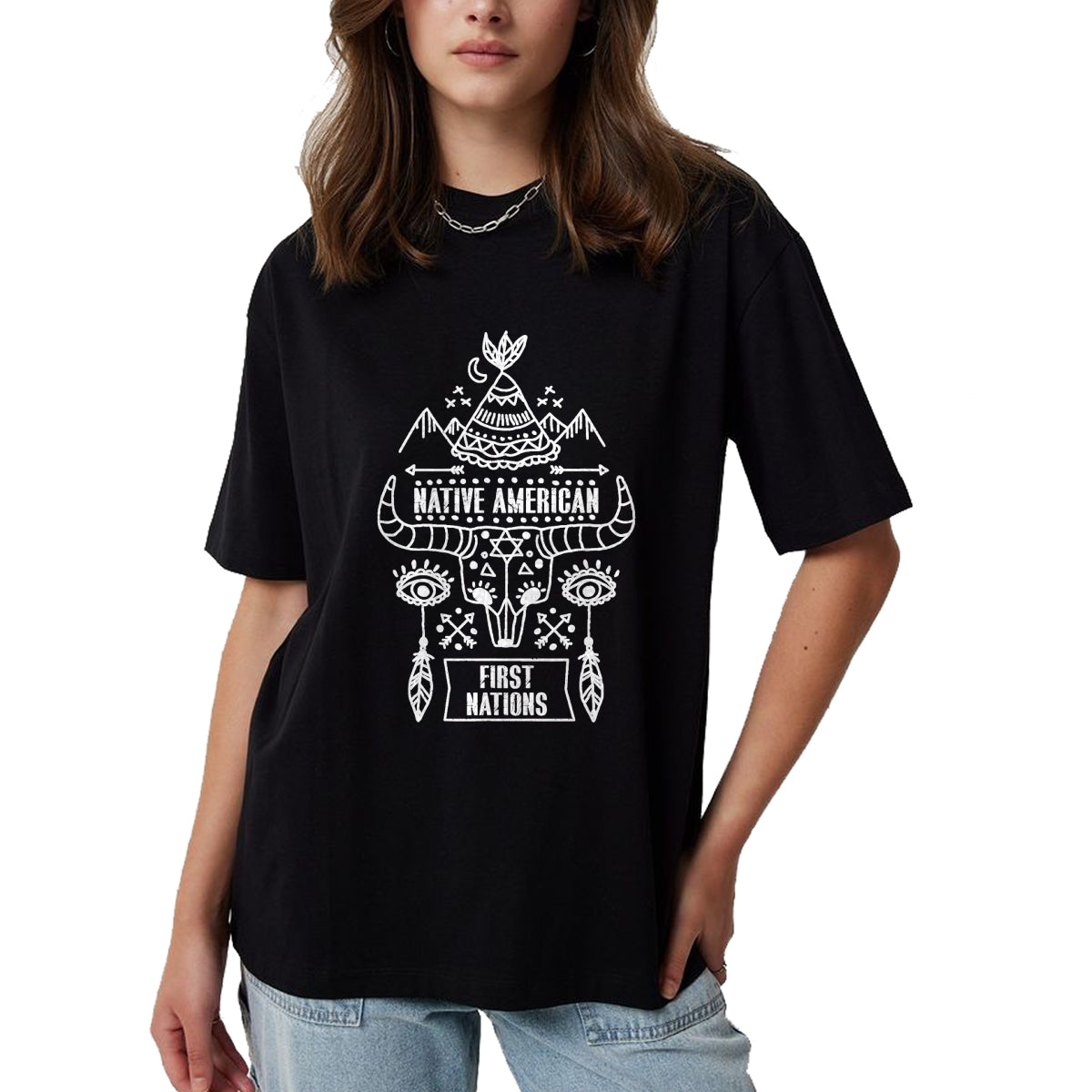 Native American T-Shirts, Vintage Native American Unisex T-Shirt/Hoodie/Sweatshirt HLT00 - Native American Heritage Month American Indian Indigenous T-Shirt (1)