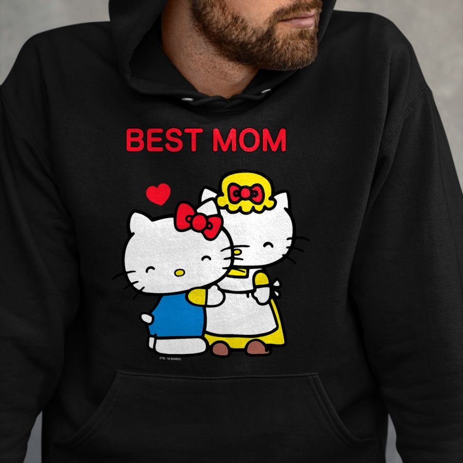 Gift for Mom Shirt, Funny Mom Unisex T-Shirt/Hoodie/Sweatshirt HLT00 - Hello Kitty Mother's Day Best Mom Tee Shirt T-Shirt