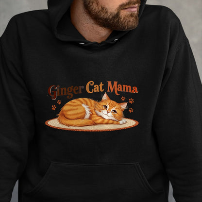 Cat Love Shirt, Funny Cat Lover Gift UnisexT-Shirt/Hoodie/Sweatshirt HLT00 - Ginger Cat Mama Ginger Mom lover Funny Gifts Cat Dad Cat Mom T-Shirt